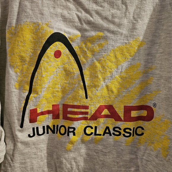Vintage 1980's HEAD Junior Classic Graphic T-shirt | Size XL - Picture 4 of 8